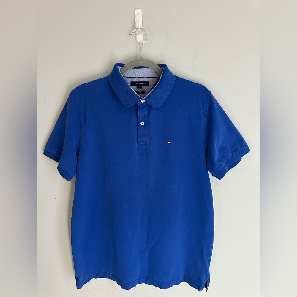Tommy Hilfiger Men's Blue Polo Shirt size XL